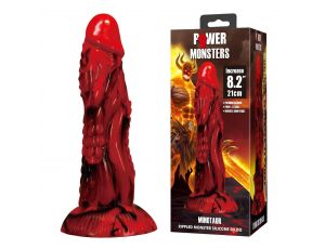 Dildo silikonowe falowane Minotaur Power Monsters 21 cm