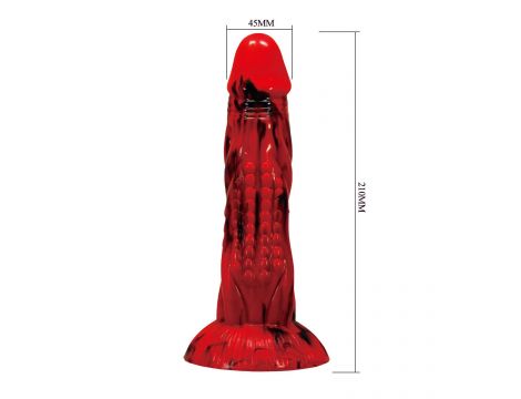 Dildo silikonowe falowane Minotaur Power Monsters 21 cm - 8