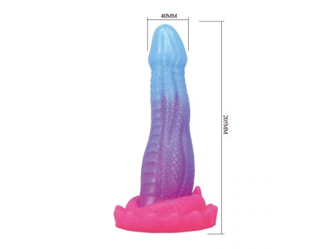 Dildo silikonowe faliste Power Monsters Void Python 20.5 cm - 6