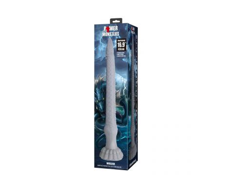 Dildo silikonowe pofalowane Basilisk Power Monsters 43 cm - 8