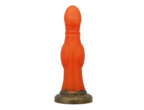 Dildo silikonowe żłobione Power Monsters 18,5 cm z przyssawką - 8