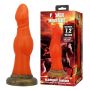 Dildo silikonowe żłobione Power Monsters 18,5 cm z przyssawką - 4
