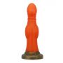 Dildo silikonowe żłobione Power Monsters 18,5 cm z przyssawką - 9