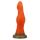 Dildo silikonowe żłobione Power Monsters 18,5 cm z przyssawką