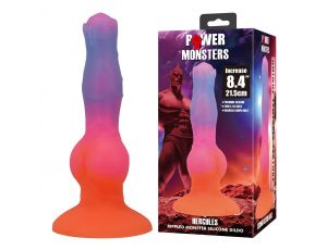 Dildo silikonowe faliste Power Monsters Hercules 21.5 cm