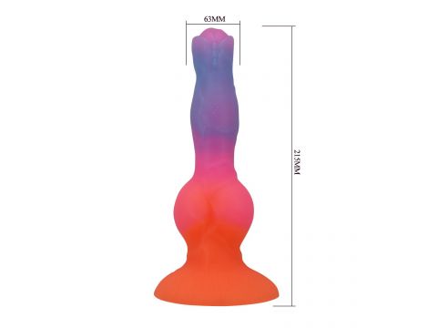 Dildo silikonowe faliste Power Monsters Hercules 21.5 cm - 5