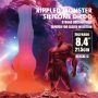 Dildo silikonowe faliste Power Monsters Hercules 21.5 cm - 5