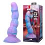 Dildo silikonowe pofalowane Power Monsters Alien 20.5 cm - 2