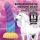 Dildo silikonowe Power Monsters Unicorn faliste 22 cm z przyssawką
