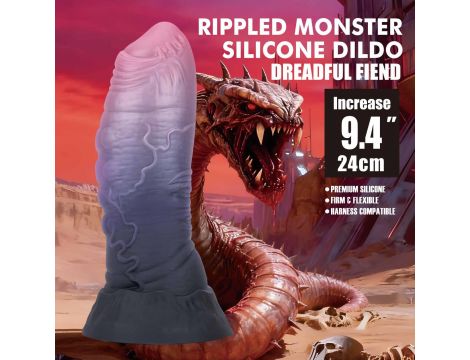 Dildo silikonowe mackowate Power Monsters 24 cm - 3