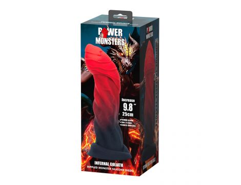 Dildo silikonowe Power Monsters Infernal Goliath 25 cm - 7