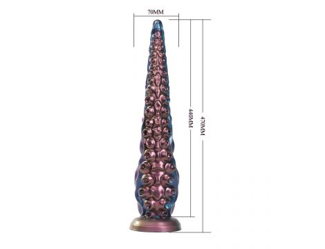Power Monsters Maelstrom Beastlord – 47 cm Rippled Monster Silicone Dildo - 8