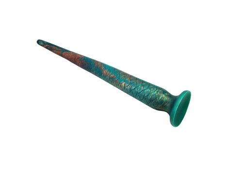 Dildo silikonowe Power Monsters Verdant Titan szmaragdowe 47 cm - 4