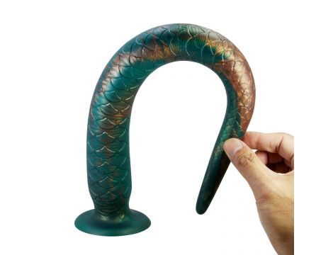 Dildo silikonowe Power Monsters Verdant Titan szmaragdowe 47 cm
