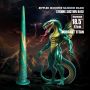 Dildo silikonowe Power Monsters Verdant Titan szmaragdowe 47 cm - 3