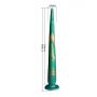 Dildo silikonowe Power Monsters Verdant Titan szmaragdowe 47 cm - 8