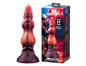 Dildo silikonowe pofalowane Savage Beastlord 24 cm Power Monsters