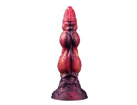 Dildo silikonowe pofalowane Savage Beastlord 24 cm Power Monsters - 4