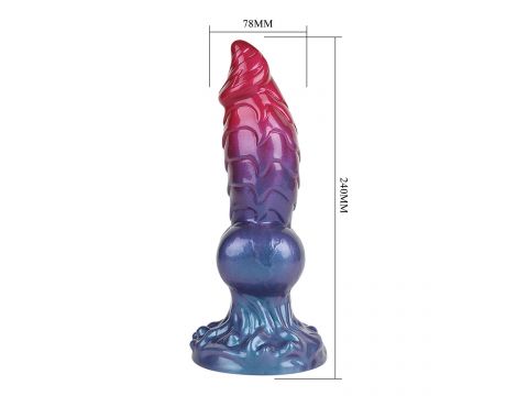 Power Monsters Eldritch Sentinel – 24 cm Rippled Monster Silicone Dildo - 5