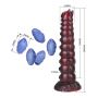 Dildo silikonowe pofalowane Power Monsters Voidclaw Brute 29 cm fioletowe - 6