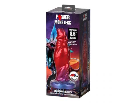 Dildo silikonowe nadmuchiwane monster Shadow Behemoth 22 cm Power - 8