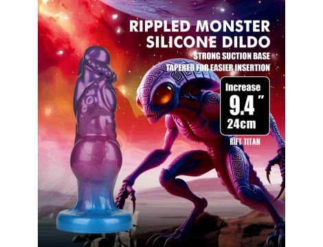 Dildo silikonowe dmuchane monster Power Monsters Rift Titan 24 cm - 5