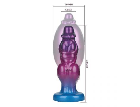Dildo silikonowe dmuchane monster Power Monsters Rift Titan 24 cm - 7