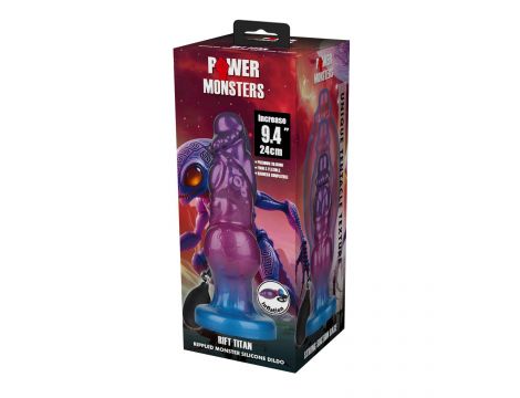 Dildo silikonowe dmuchane monster Power Monsters Rift Titan 24 cm - 6