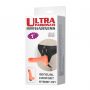 Dildo z uprzężą Baile Ultra Passionate Harness 7 cali TPR - 7