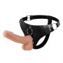 Dildo z uprzężą Baile Ultra Passionate Harness 7 cali TPR - 8