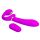 Strap on wibrujący Pretty Love Thunderbird fioletowy USB