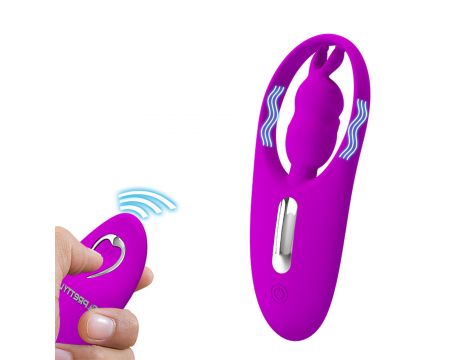 Wibrator króliczek Pretty Love silikonowy 12 funkcji pilot USB - 4