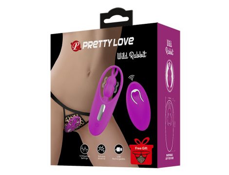 Wibrator króliczek Pretty Love silikonowy 12 funkcji pilot USB - 6