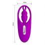 Wibrator króliczek Pretty Love silikonowy 12 funkcji pilot USB - 3