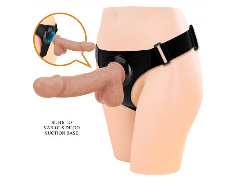 Uprząż strap-on majtkowa Pretty Love Jerry z dildo cielistym 19 cm - 3