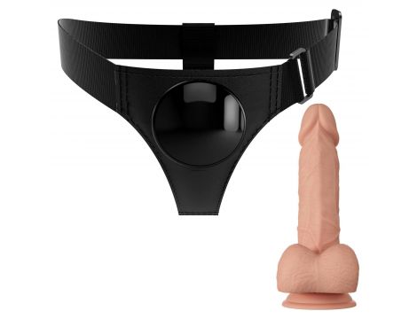 Uprząż strap-on majtkowa Pretty Love Jerry z dildo cielistym 19 cm - 5