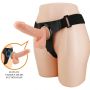 PRETTY LOVE - HARNESS BRIEFS- Tom, Universal Strap-On, 7.4'' Dildo - 6
