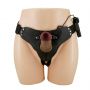 PRETTY LOVE - HARNESS BRIEFS Starks Universal Strap-On Harness 6,9'' Vibration Dildo Light Brown - 8