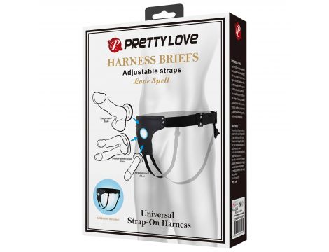 Uprząż strapon uniwersalna regulowana Pretty Love Love Spell - 11