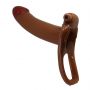 Uprząż z realistycznym pustym wibrującym dildem Pretty Love Bradden 17 cm - 4