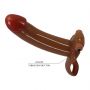 Uprząż z realistycznym pustym wibrującym dildem Pretty Love Bradden 17 cm - 9