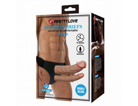 Realistyczny pusty strapon Pretty Love KEAREN 17.5 cm - 8