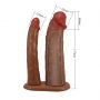 Realistyczny pusty strapon Pretty Love KEAREN 17.5 cm - 8