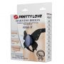Uniwersalne majtki z uprzężą Pretty Love Caldric II czarne i niebieskie - 7