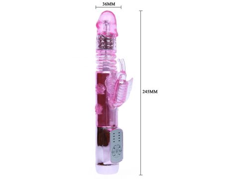 BAILE - THROBBING BUTTERFLY, 12 vibration functions 4 rotation functions Thrusting - 4