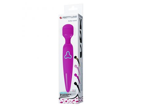 Masażer wand Pretty Love Body Wand czarny 7 funkcji USB 25 cm - 3