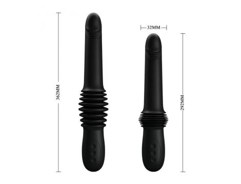 Wibrator analny wbijany Pretty Love Pazuzu czarny USB - 4