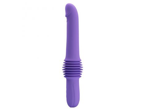 Wibrator analny z pchnięciem Pretty Love Pazuzu fioletowy USB - 2