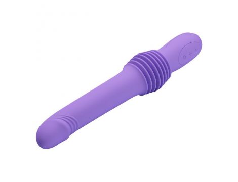 Wibrator analny z pchnięciem Pretty Love Pazuzu fioletowy USB - 3
