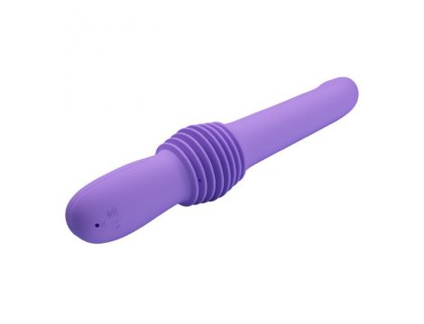 Wibrator analny z pchnięciem Pretty Love Pazuzu fioletowy USB - 4
